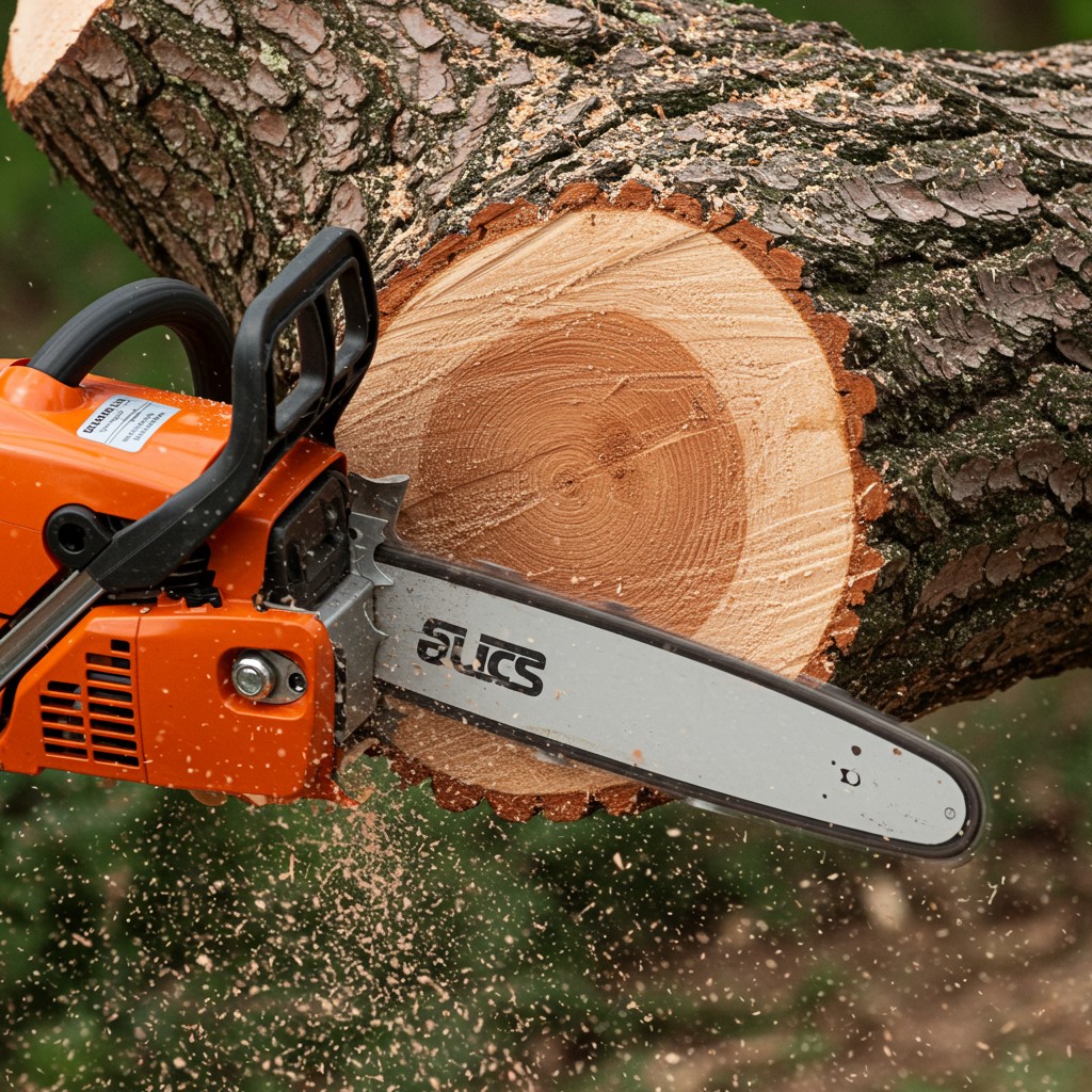 removing tree trunk