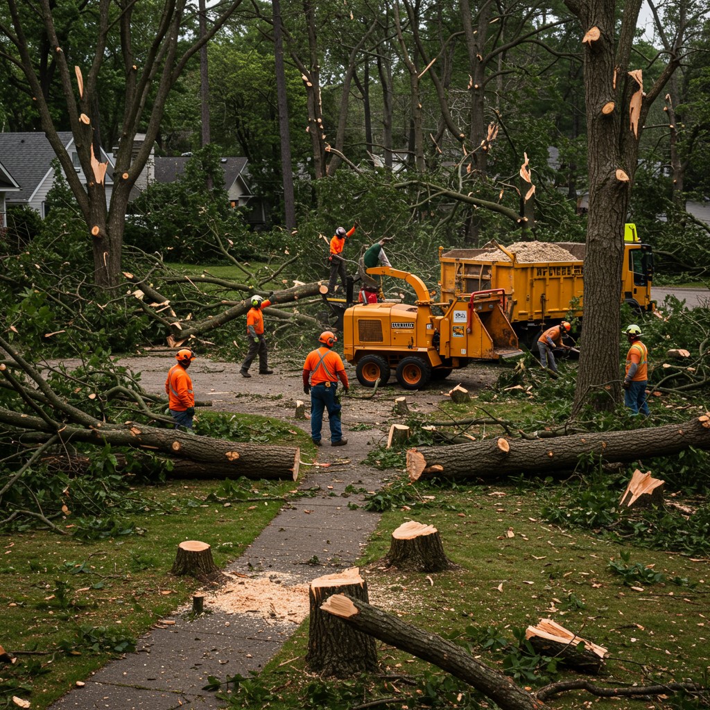 tree debris removal